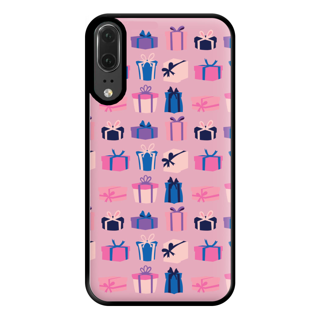 Pink Presents - Christmas Patterns Phone Case for Huawei P20