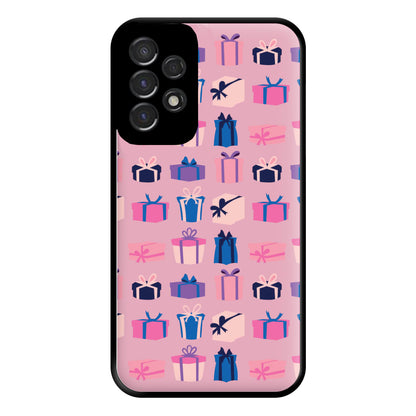 Pink Presents - Christmas Patterns Phone Case for Galaxy A53