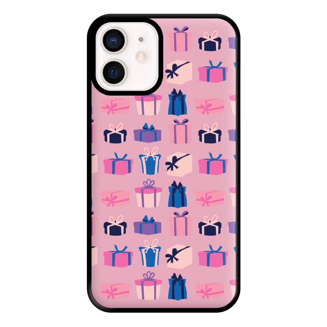 Pink Presents - Christmas Patterns Phone Case for iPhone 13 Mini