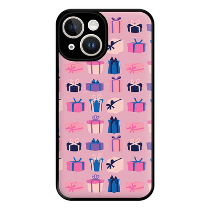 Pink Presents - Christmas Patterns Phone Case for iPhone 14