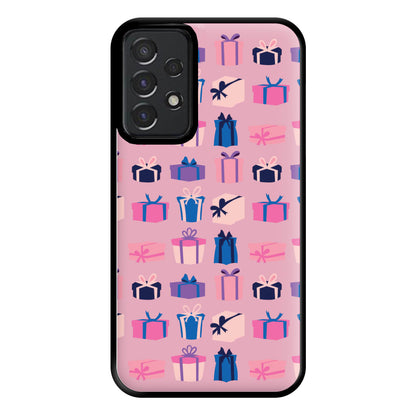 Pink Presents - Christmas Patterns Phone Case for Galaxy A52 / A52s