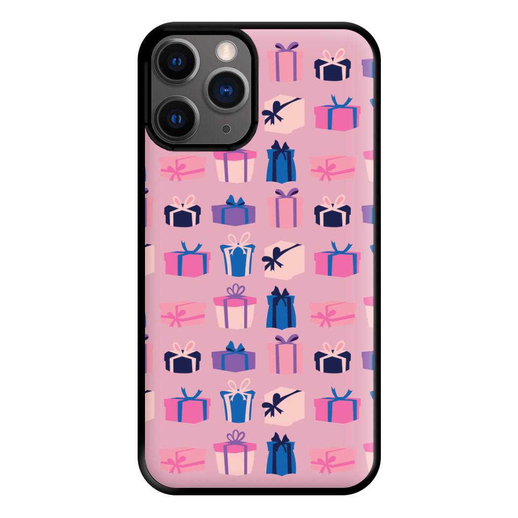 Pink Presents - Christmas Patterns Phone Case for iPhone 12 Pro Max