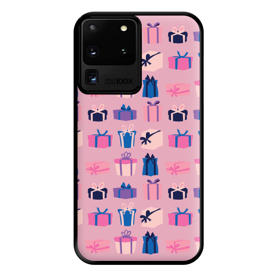 Pink Presents - Christmas Patterns Phone Case for Galaxy S20 Ultra