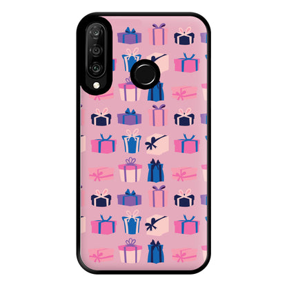 Pink Presents - Christmas Patterns Phone Case for Huawei P30 Lite