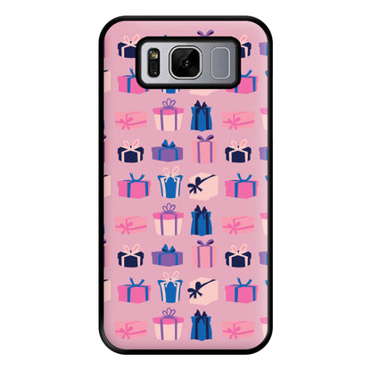 Pink Presents - Christmas Patterns Phone Case for Galaxy S8 Plus