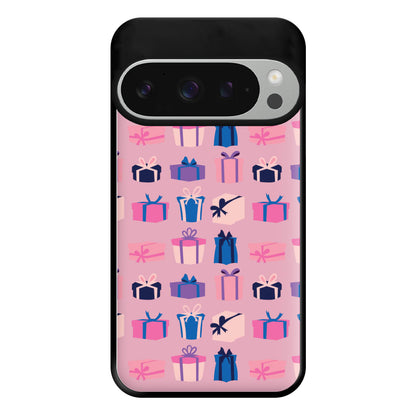 Pink Presents - Christmas Patterns Phone Case for Google Pixel 9 Pro XL