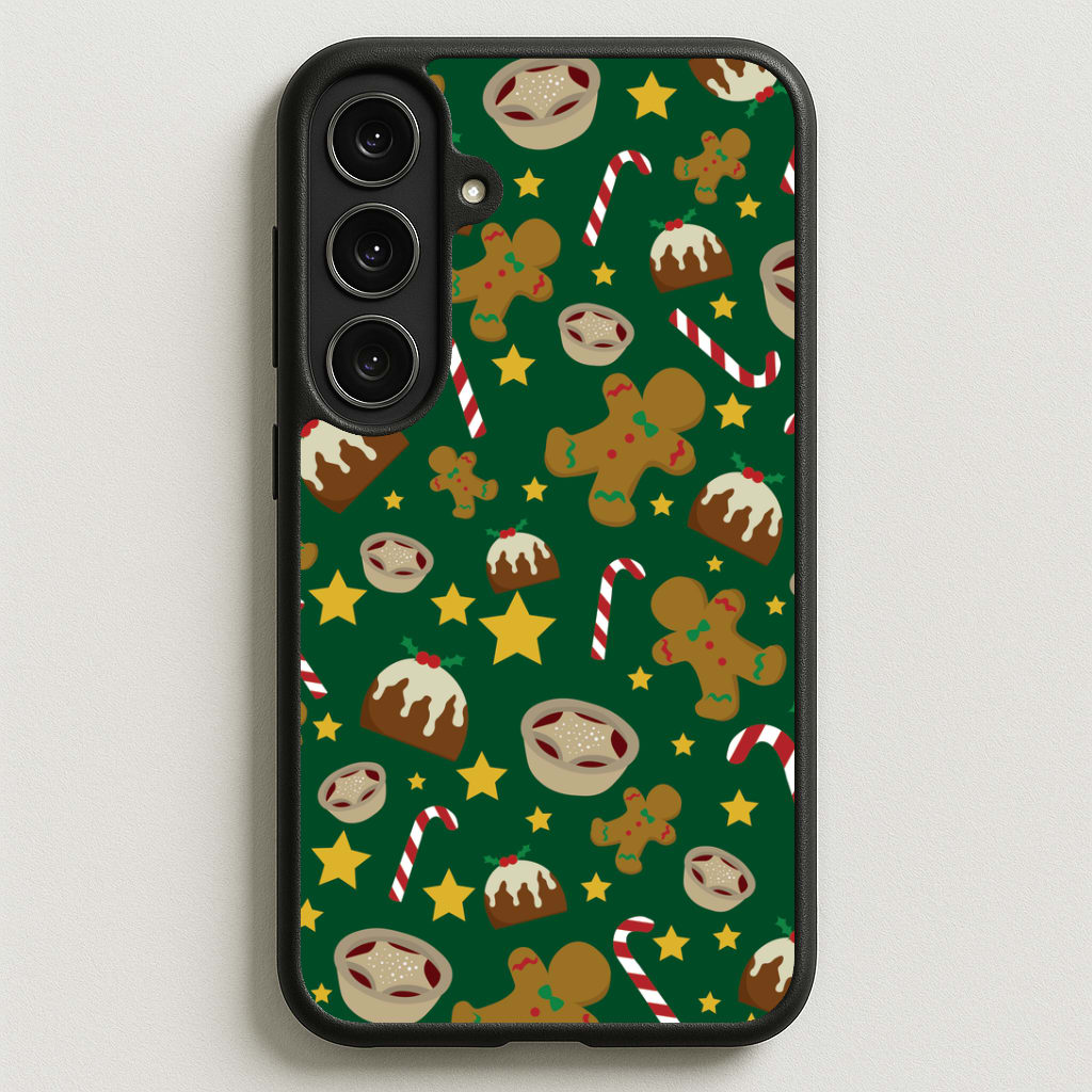 Festive - Christmas Patterns Phone Case for Galaxy S25FE