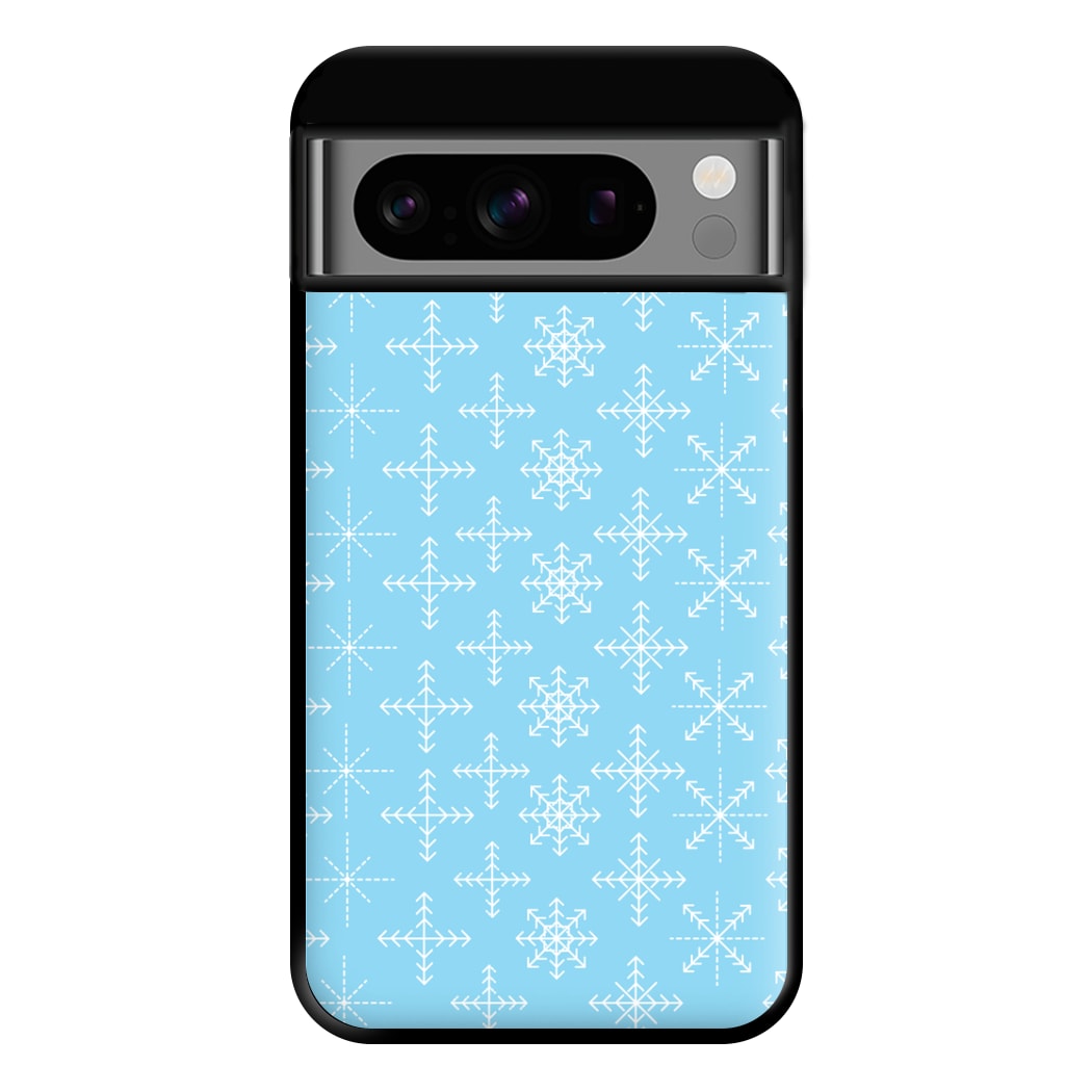 Snowflakes - Christmas Patterns Phone Case for Google Pixel 8 Pro