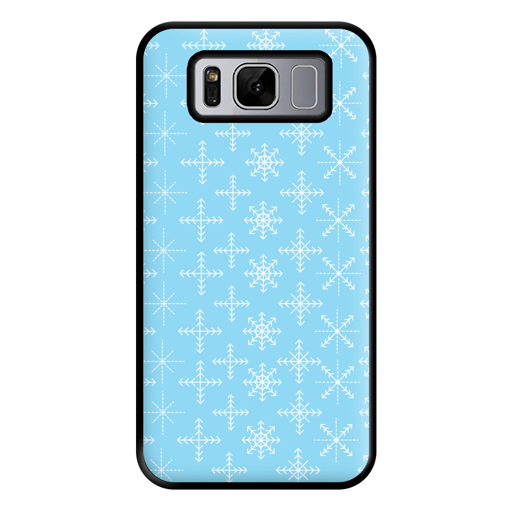 Snowflakes - Christmas Patterns Phone Case for Galaxy S8 Plus