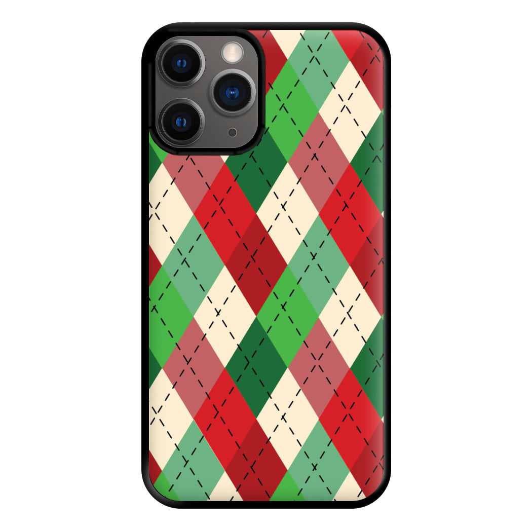 Red And Green - Christmas Patterns Phone Case for iPhone 12 Pro Max