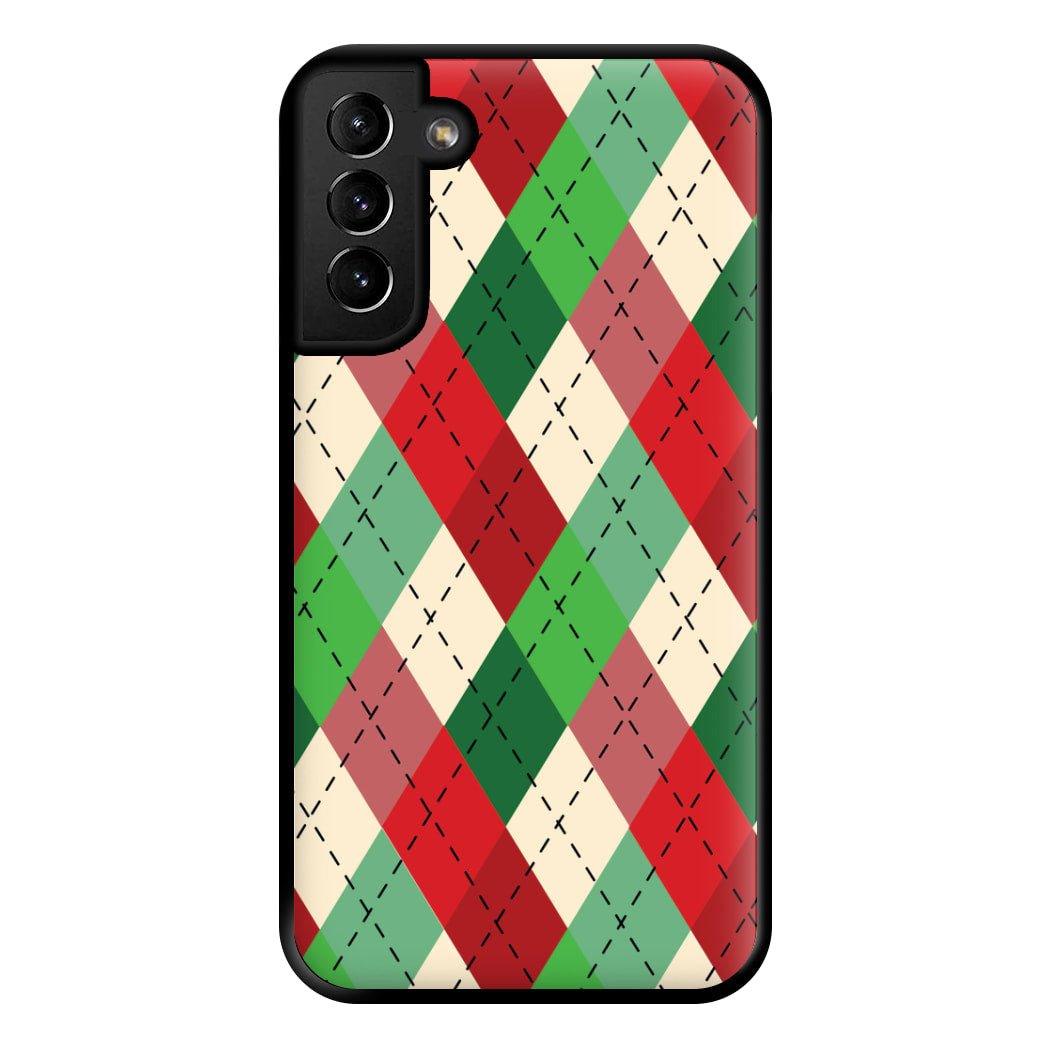 Red And Green - Christmas Patterns Phone Case for Galaxy S21 Plus