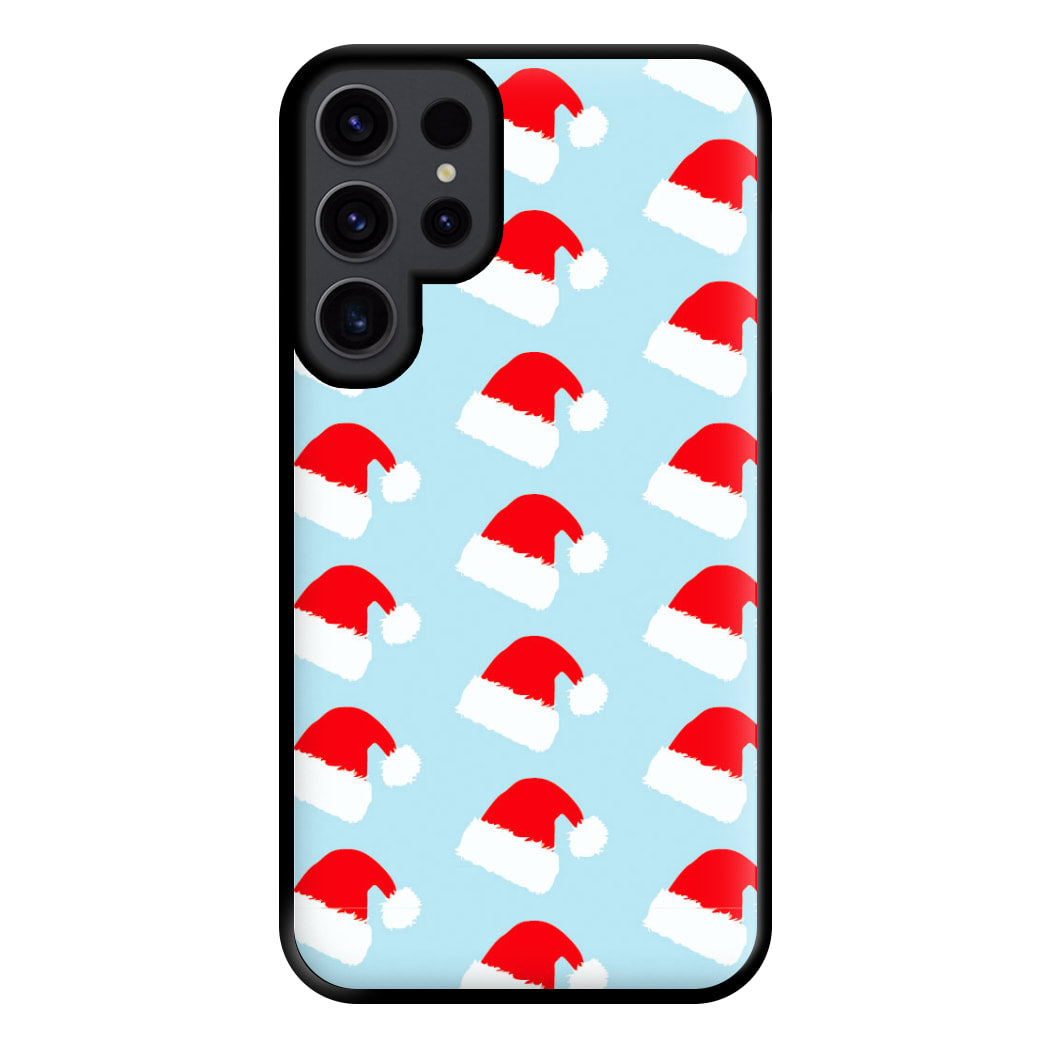 Santa Hat - Christmas Patterns Phone Case for Galaxy S23 Ultra