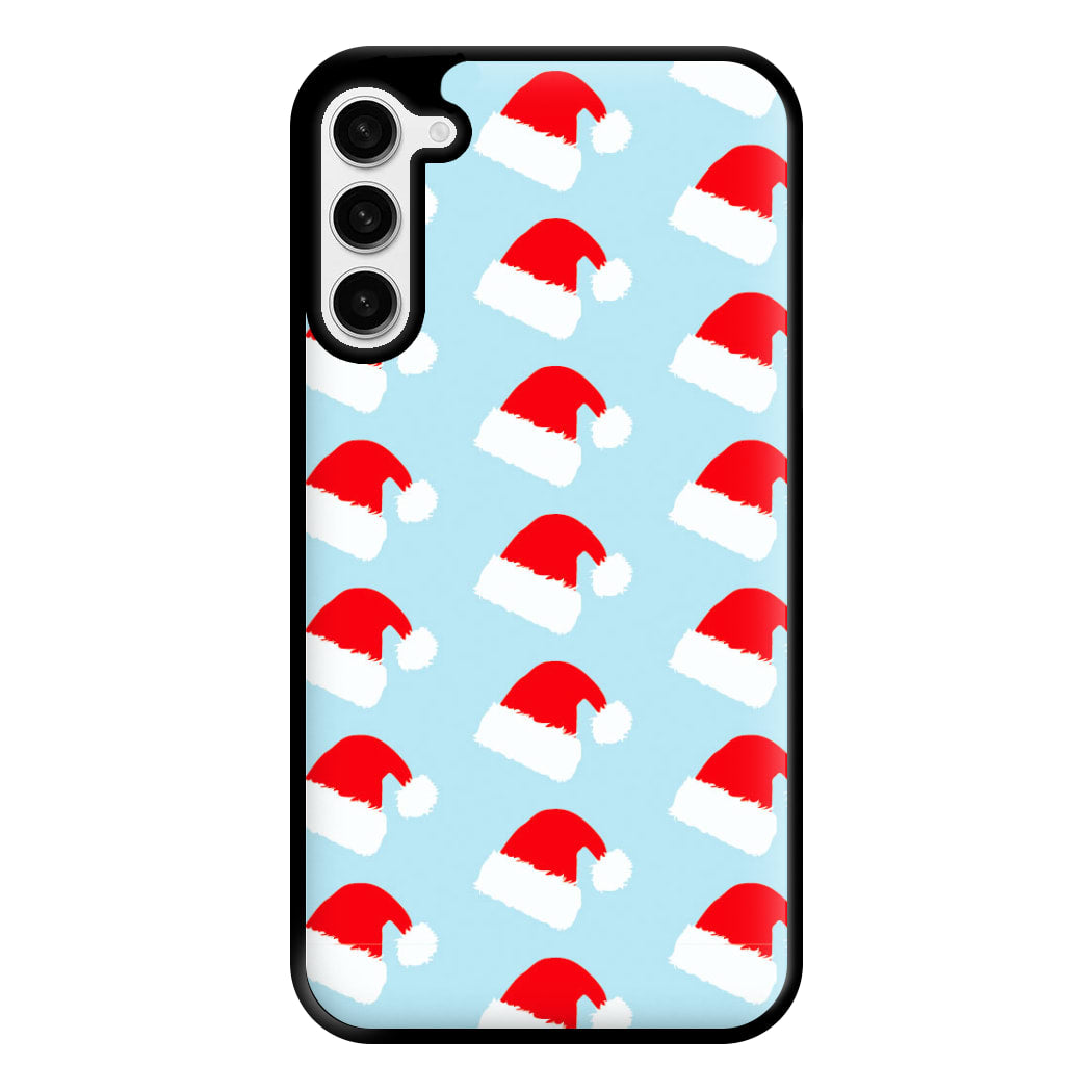 Santa Hat - Christmas Patterns Phone Case for Galaxy S23 Plus