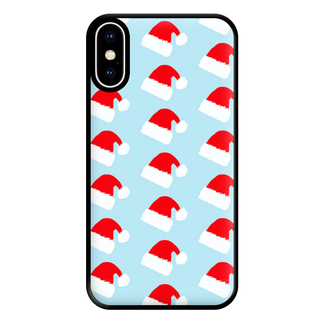 Santa Hat - Christmas Patterns Phone Case for iPhone XS Max