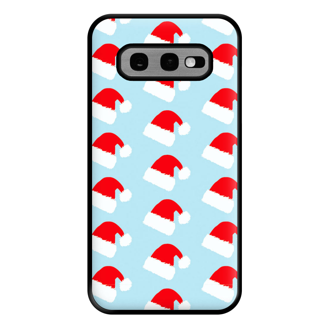 Santa Hat - Christmas Patterns Phone Case for Galaxy S10e