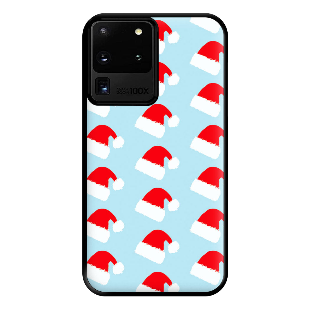 Santa Hat - Christmas Patterns Phone Case for Galaxy S20 Ultra