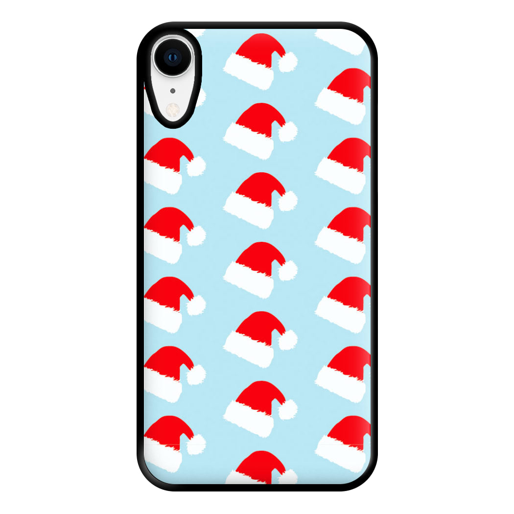 Santa Hat - Christmas Patterns Phone Case for iPhone XR