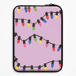 Pink Lights - Christmas Patterns Universal Laptop Sleeve