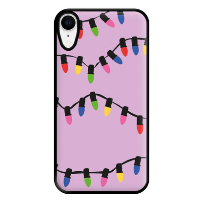 Pink Lights - Christmas Patterns Phone Case for iPhone XR