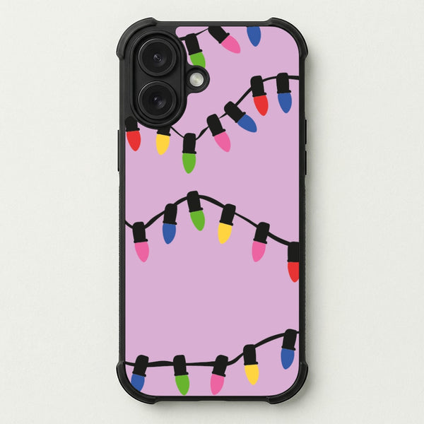 Pink Lights - Christmas Patterns Phone Case — Bumper case