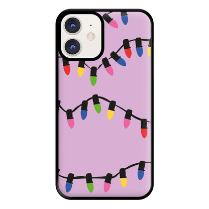 Pink Lights - Christmas Patterns Phone Case for iPhone 11