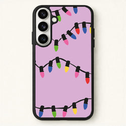Pink Lights - Christmas Patterns Phone Case for Galaxy S26