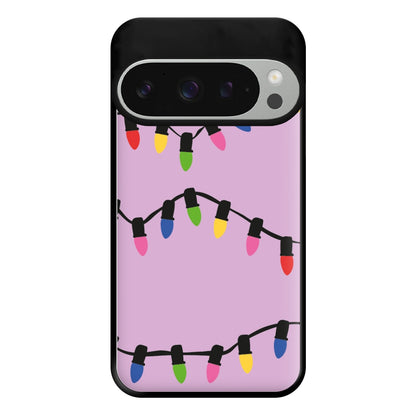 Pink Lights - Christmas Patterns Phone Case for Google Pixel 9 Pro XL