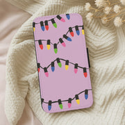Pink Lights - Christmas Patterns Flip / Wallet Phone Case 5
