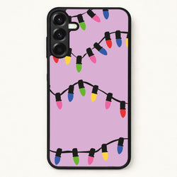 Pink Lights - Christmas Patterns Phone Case for Galaxy A17