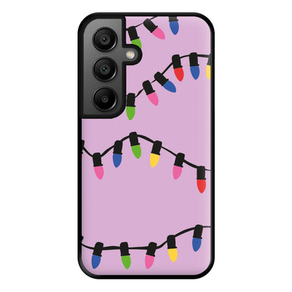 Pink Lights - Christmas Patterns Phone Case for Google Pixel 8