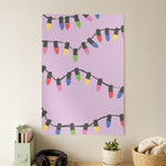 Pink Lights - Christmas Patterns Poster