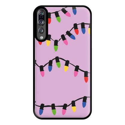 Pink Lights - Christmas Patterns Phone Case for Huawei P20 Pro