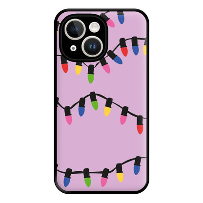 Pink Lights - Christmas Patterns Phone Case for iPhone 14 Plus