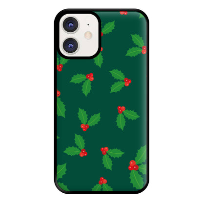 Holly - Christmas Patterns Phone Case for iPhone 11