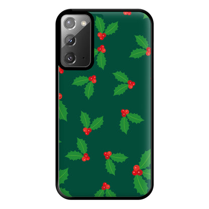 Holly - Christmas Patterns Phone Case for Galaxy Note 20 Ultra