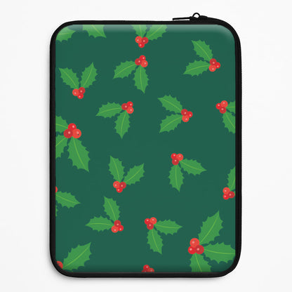Holly - Christmas Patterns Universal Laptop Sleeve