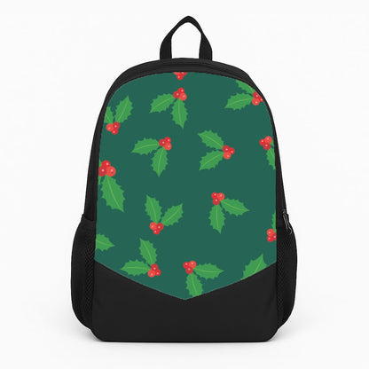 Holly - Christmas Patterns Large Backpack