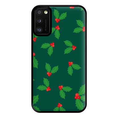 Holly - Christmas Patterns Phone Case for Galaxy A41