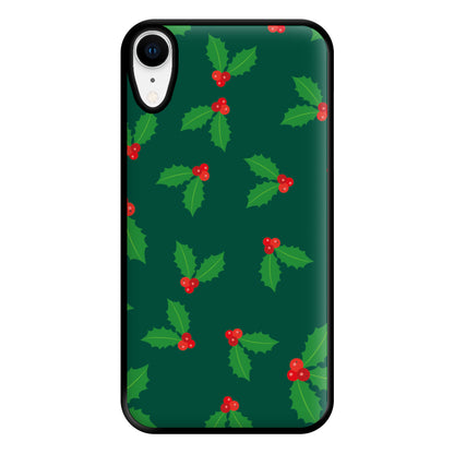 Holly - Christmas Patterns Phone Case for iPhone XR