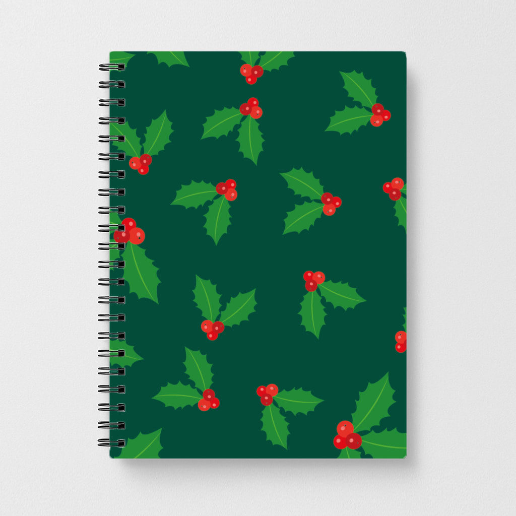 Holly - Christmas Patterns Notebook