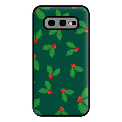 Holly - Christmas Patterns Phone Case for Galaxy S10e