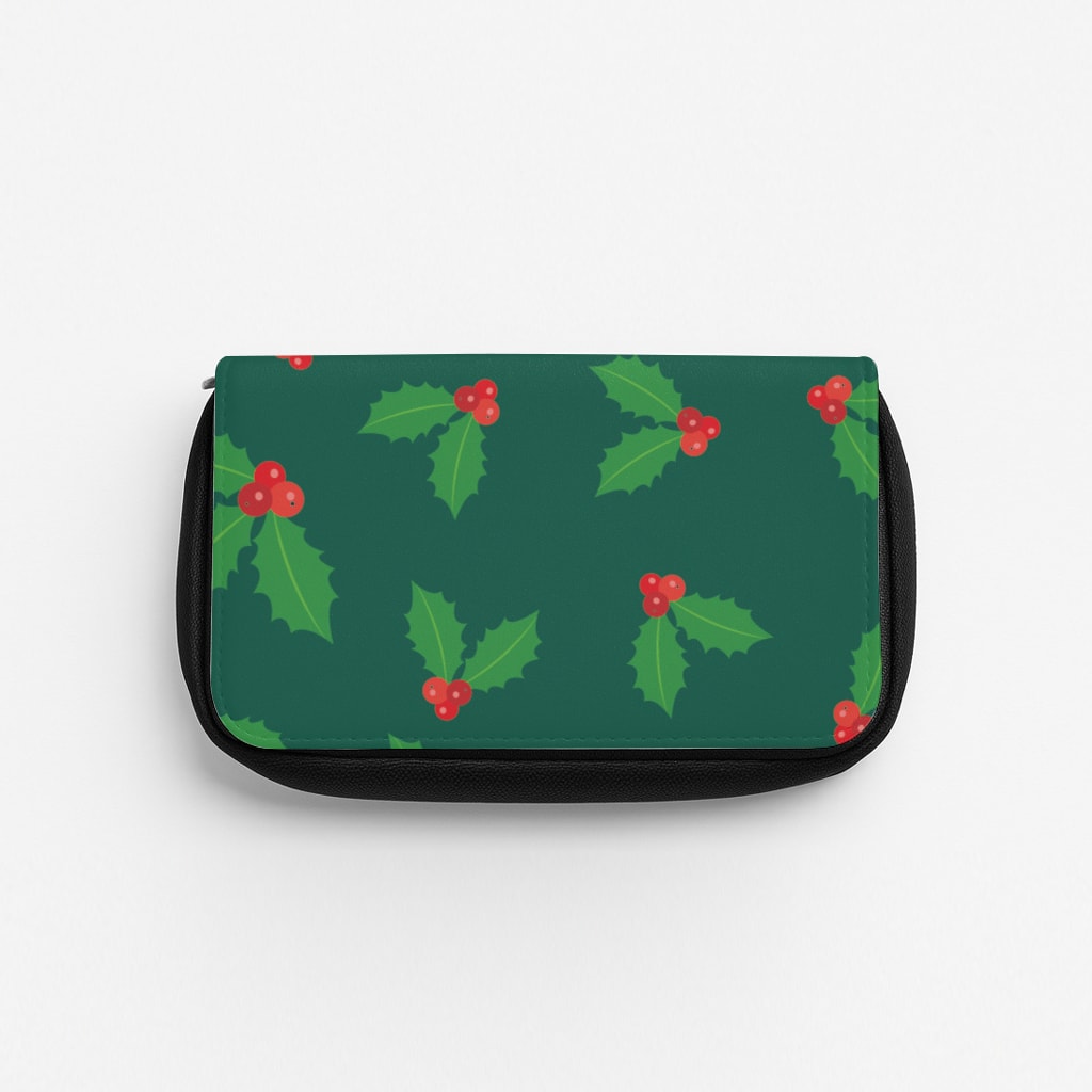 Holly - Christmas Patterns Pencil Case