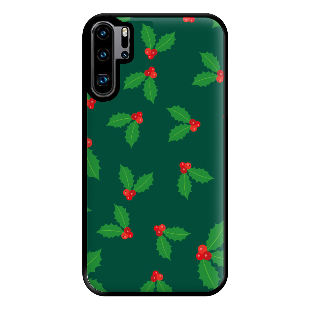 Holly - Christmas Patterns Phone Case for Huawei P30 Pro