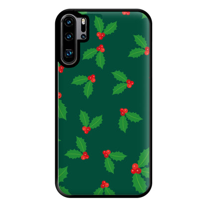 Holly - Christmas Patterns Phone Case for Huawei P30 Pro