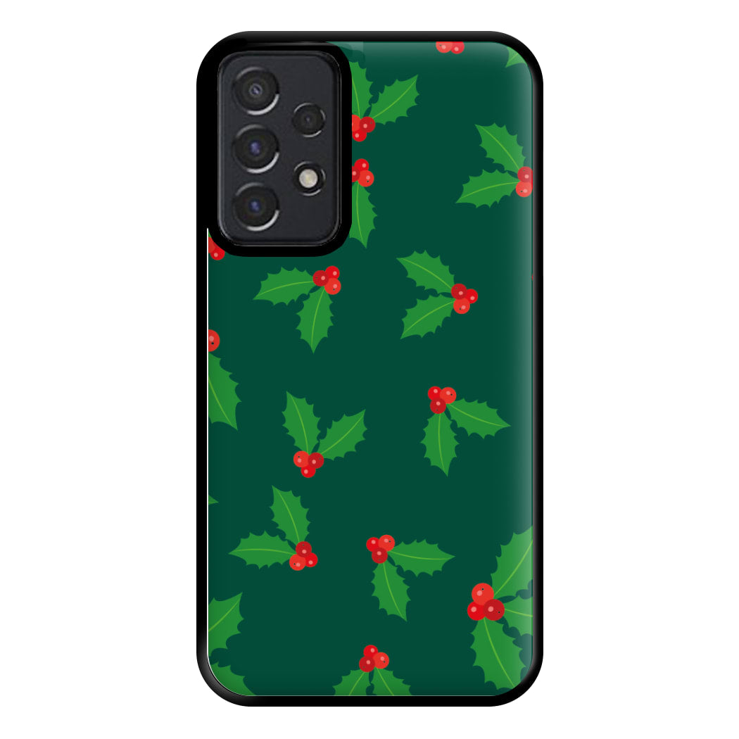 Holly - Christmas Patterns Phone Case for Galaxy A52 / A52s