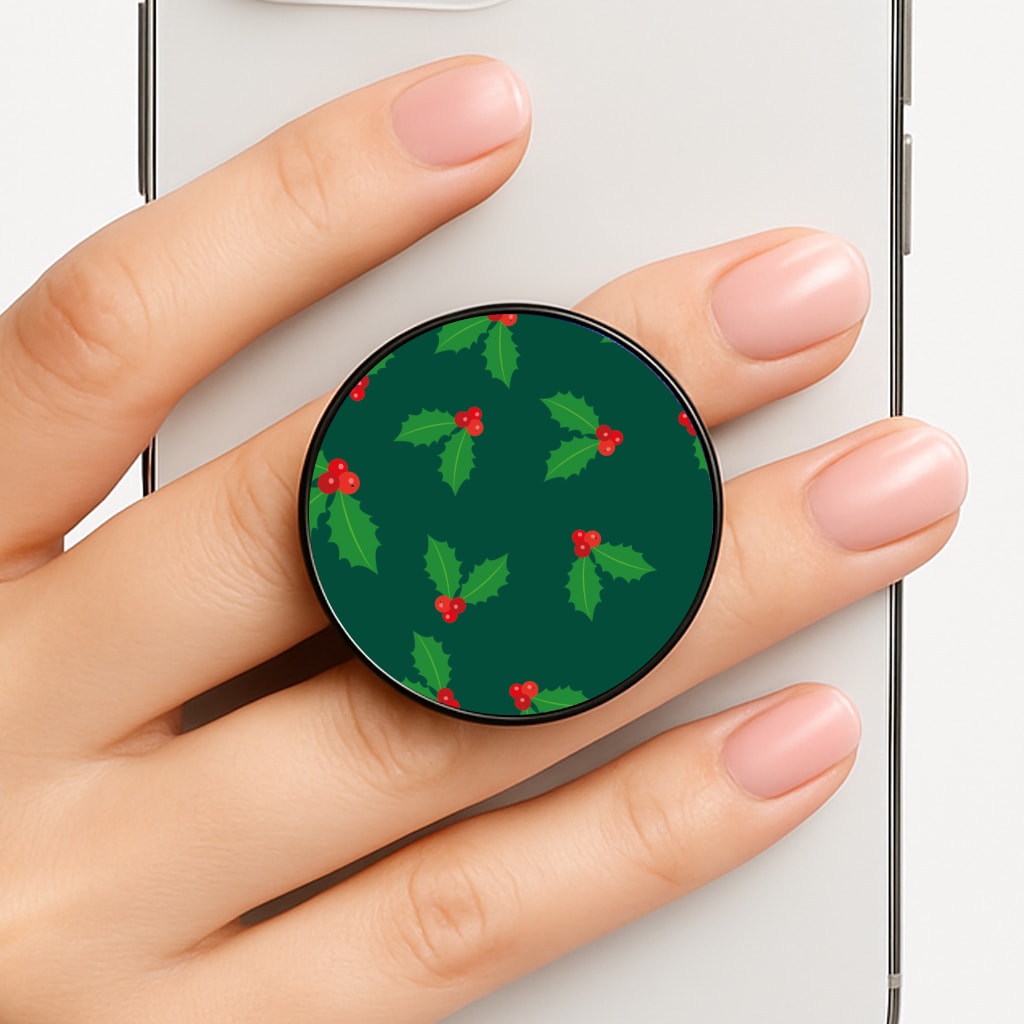 Holly - Christmas Patterns Phone Grip