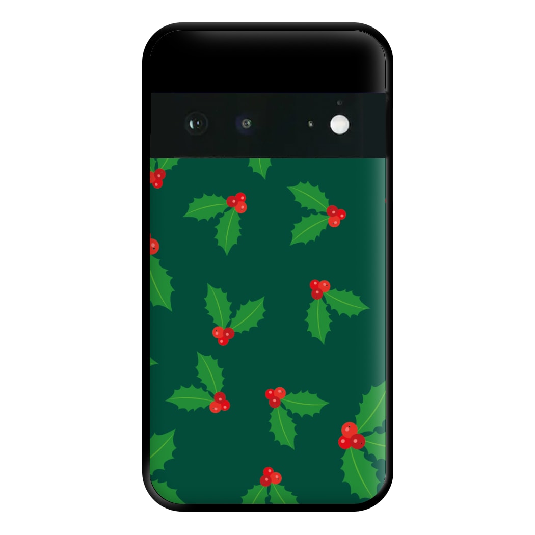 Holly - Christmas Patterns Phone Case for Google Pixel 6a