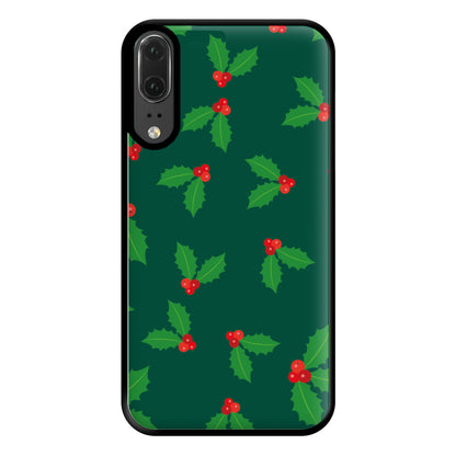 Holly - Christmas Patterns Phone Case for Huawei P20