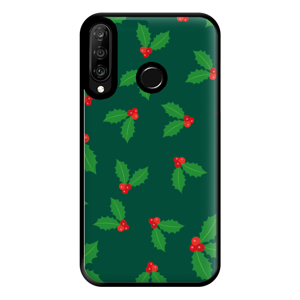 Holly - Christmas Patterns Phone Case for Huawei P30 Lite