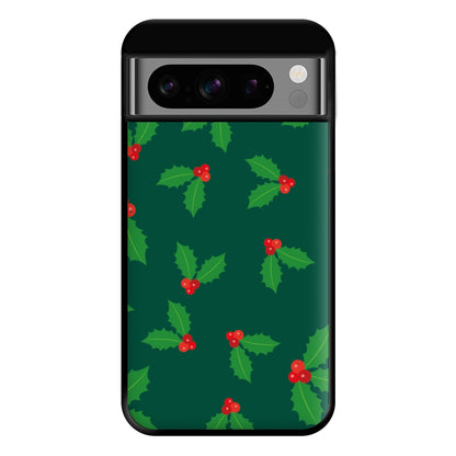 Holly - Christmas Patterns Phone Case for Google Pixel 8 Pro